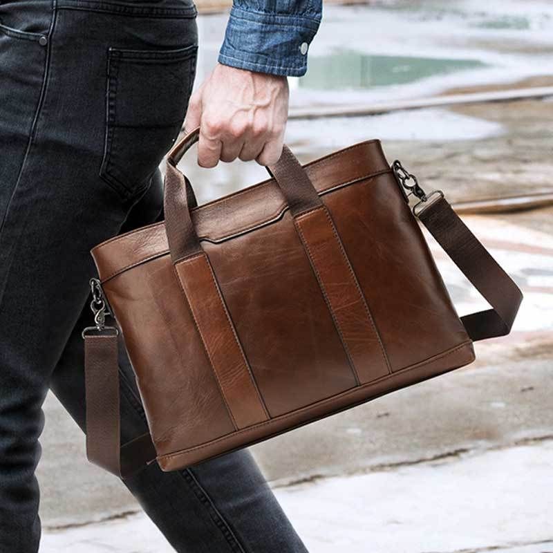 mens computer bag leather
