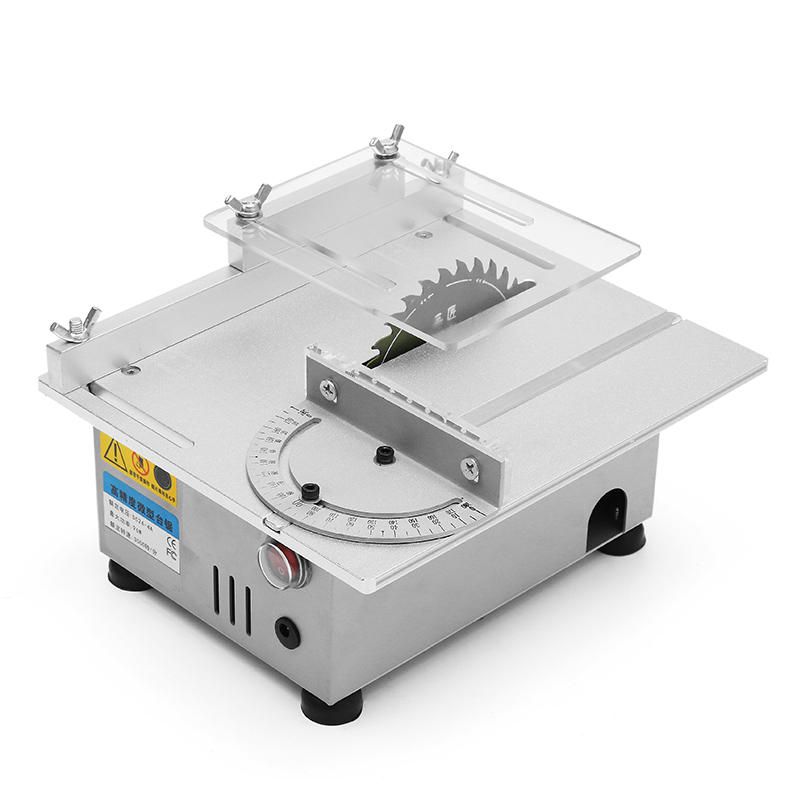 Compre T4 Mini Sierra De Mesa De Corte De Madera Banco De Trabajo Torno  Eléctrico Pulidora Rectificadora DIY Modelo De Sierra A 40,09 € Del  Hifispeakers | Es.Dhgate.Com