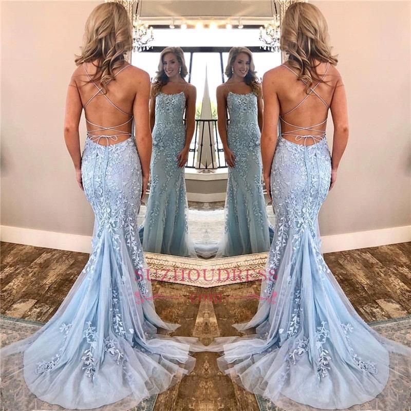 Blue Mermaid Wedding Dresses 2019 ...