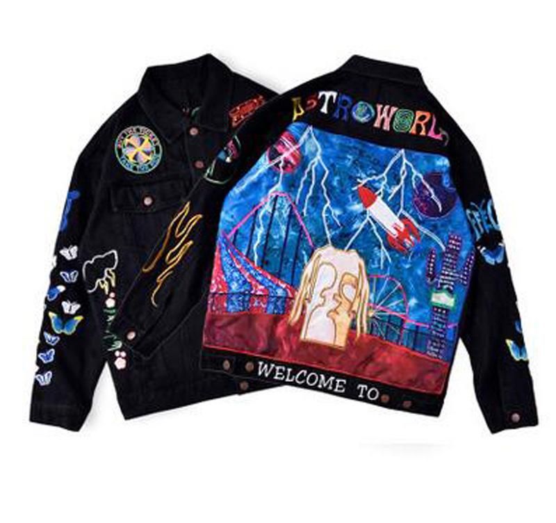 travis scott denim jacket