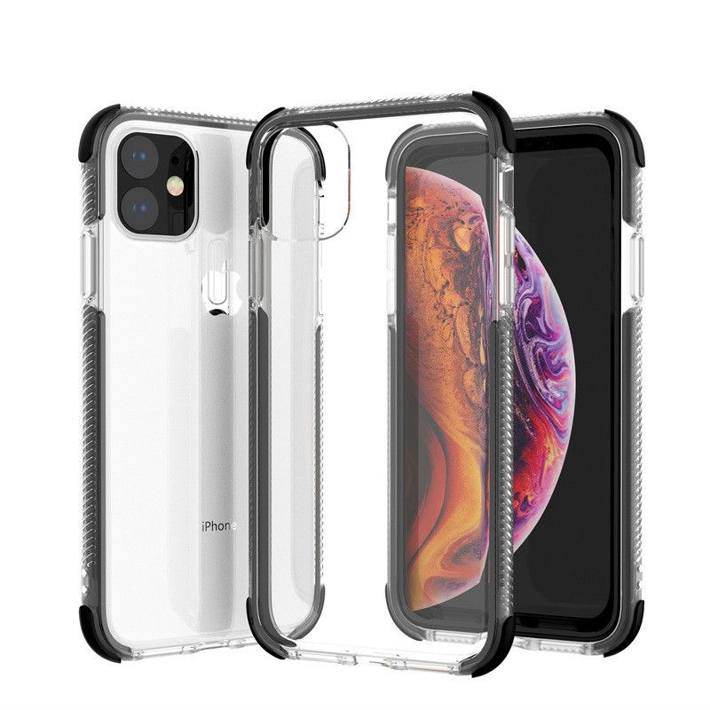 Dual Color Tpe Tpu Shockproof Phone Case For Iphone 11 11pro Max