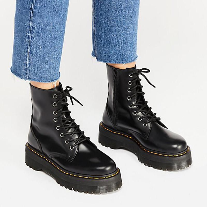 women's lace up patent boots