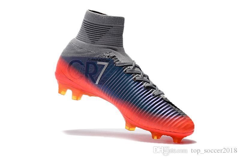 cristiano ronaldo orange cleats