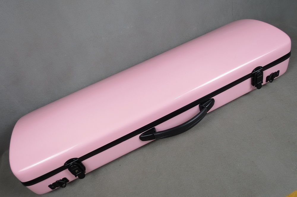 2021 Beautiful Pink Color Violin Case,Strong,Hard Fiberglass 4/4 Violin