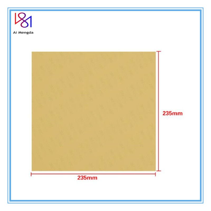 220*220*0.3mm Polyetherimide PEI sheet with 3m glue for 3d printer 