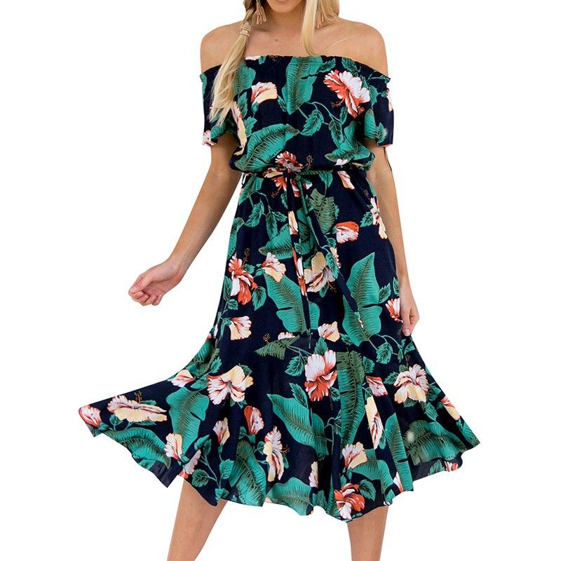 hawaiian theme dress for ladies