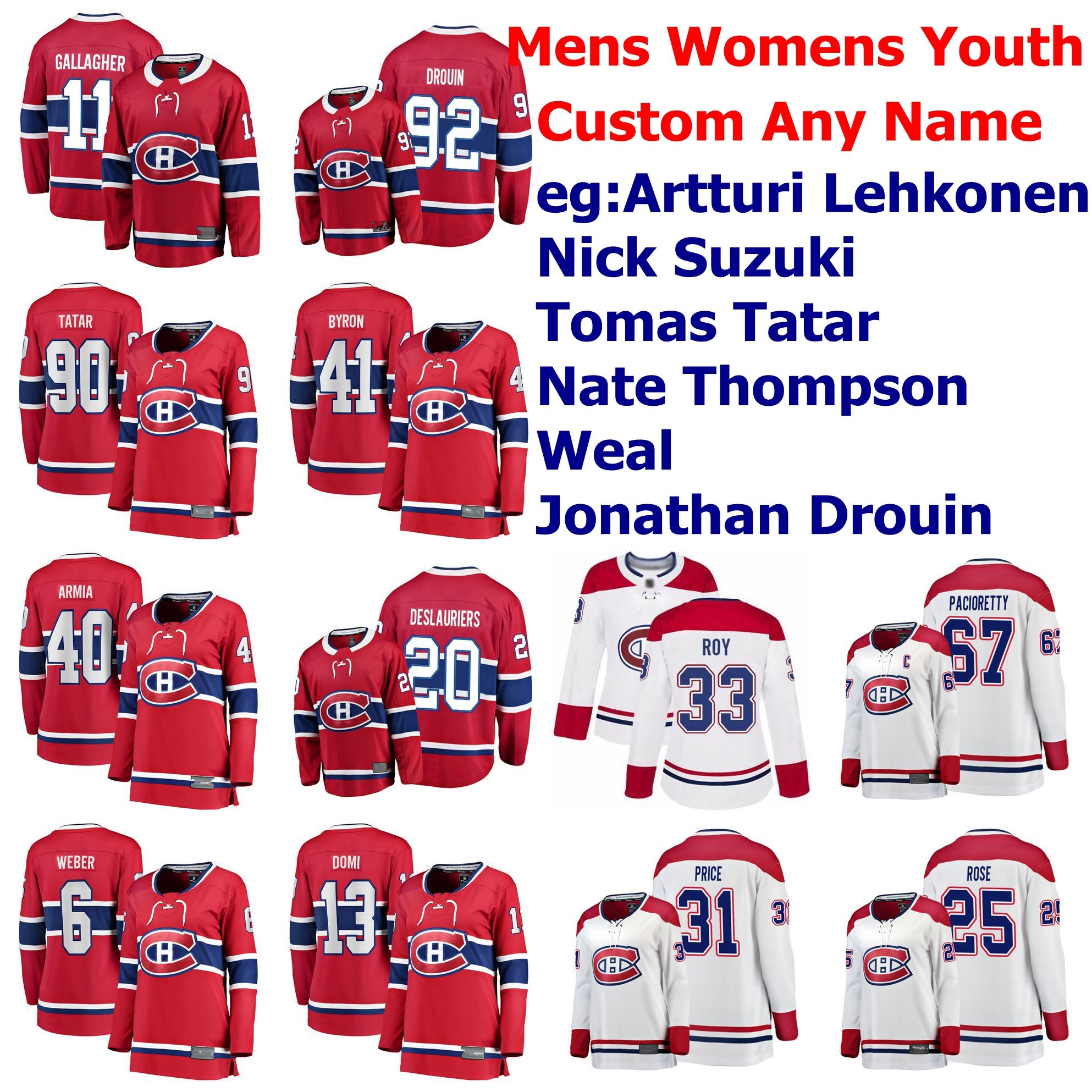 2020 Montreal Canadiens Jerseys 32 Christian Folin Jersey 22 Dale Weise