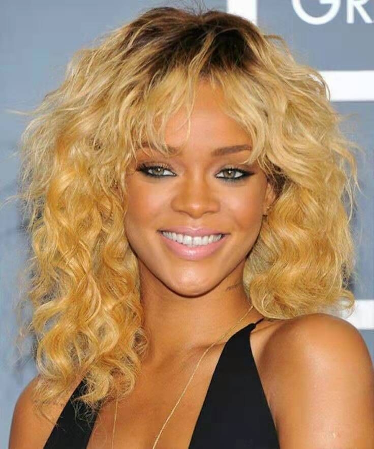 Grosshandel Rihanna Ombre Blonde Highlight Menschenhaar 100 Remy Glueless Volle Spitze Perucke Preplucked Naturlicher Haarstrich Wavy Curly Mit Baby Haar Von Divaswigszhou1 63 57 Auf De Dhgate Com Dhgate