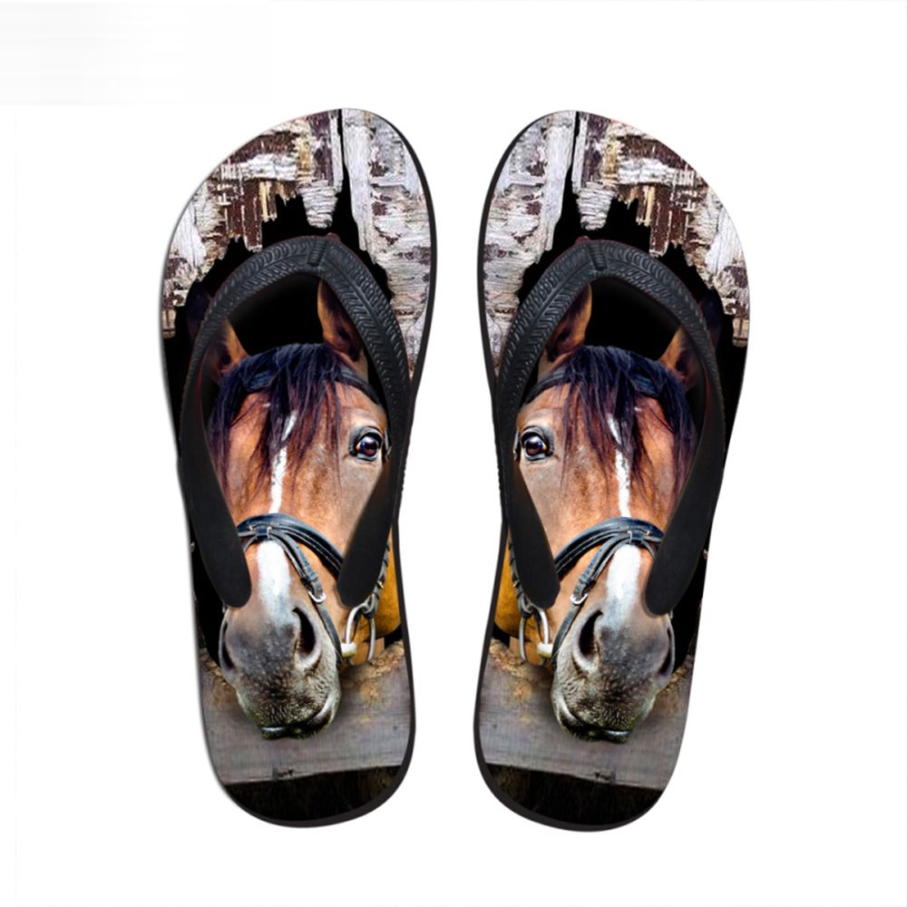 animal flip flops womens sale