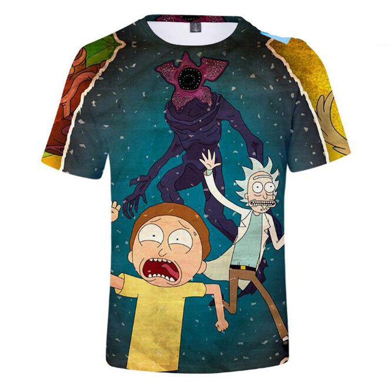 t shirt rick et morty adidas