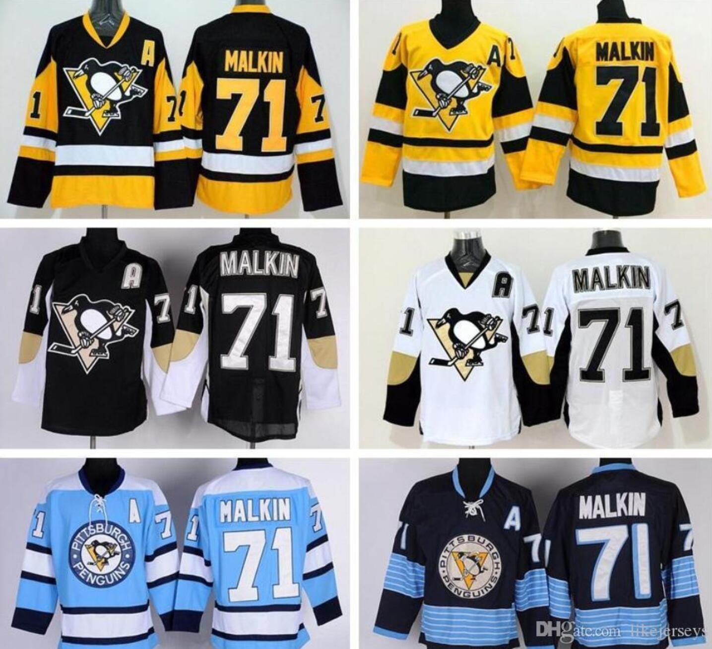 what color is pittsburgh penguins home jersey