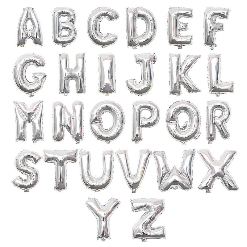 Random Silver letter