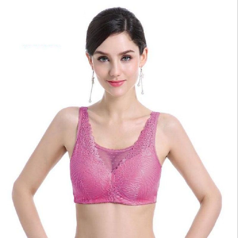 Pocket Bra for Silicone Breast Forms Post-Surgery Mastectomy Bra Underwire Crossdressers Black Skin Pink White