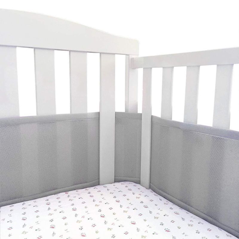 breathable baby crib mesh liner