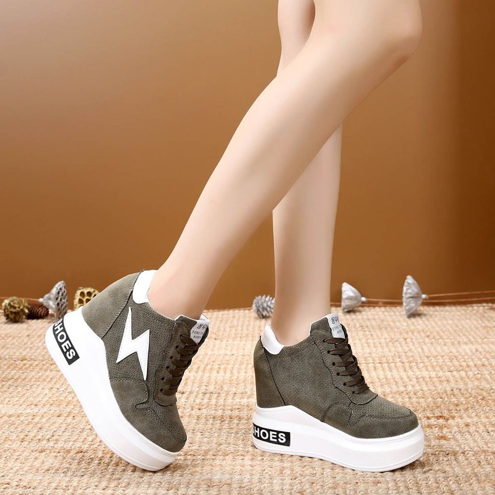 Venta 2018 Zapatos De Plataforma De Primavera Para Mujer Zapatillas De Deporte De Moda Las De La Altura De La Altura De Las Zapatos De 26,19 € | DHgate