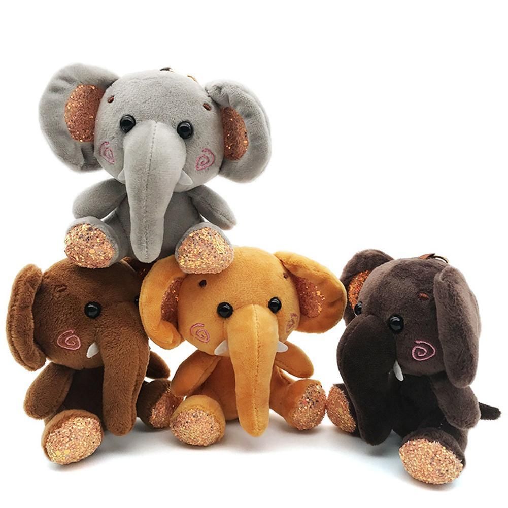 elephant plush keychain