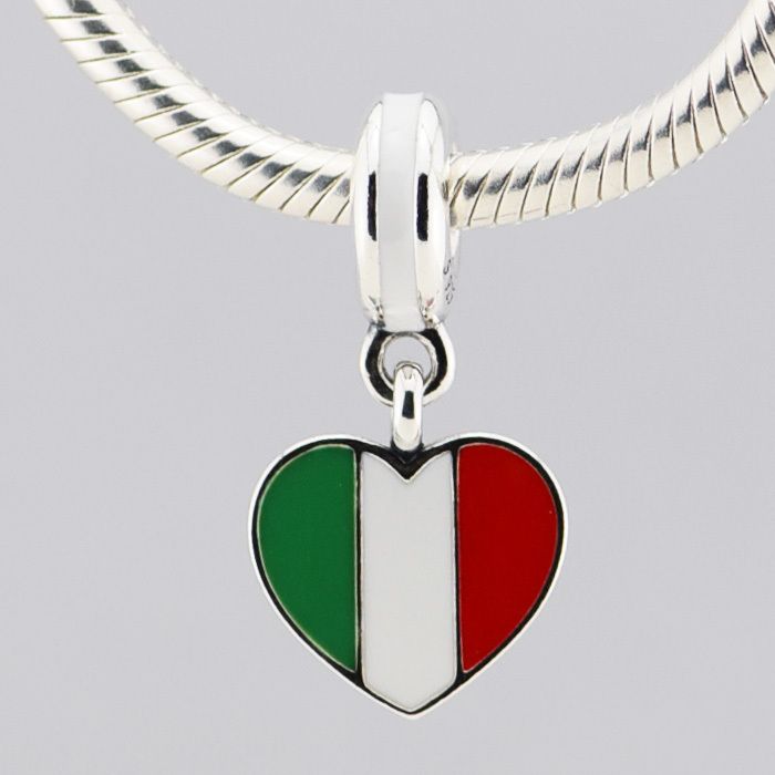 charm pandora bandiera italiana charm pandora bandiera italiana