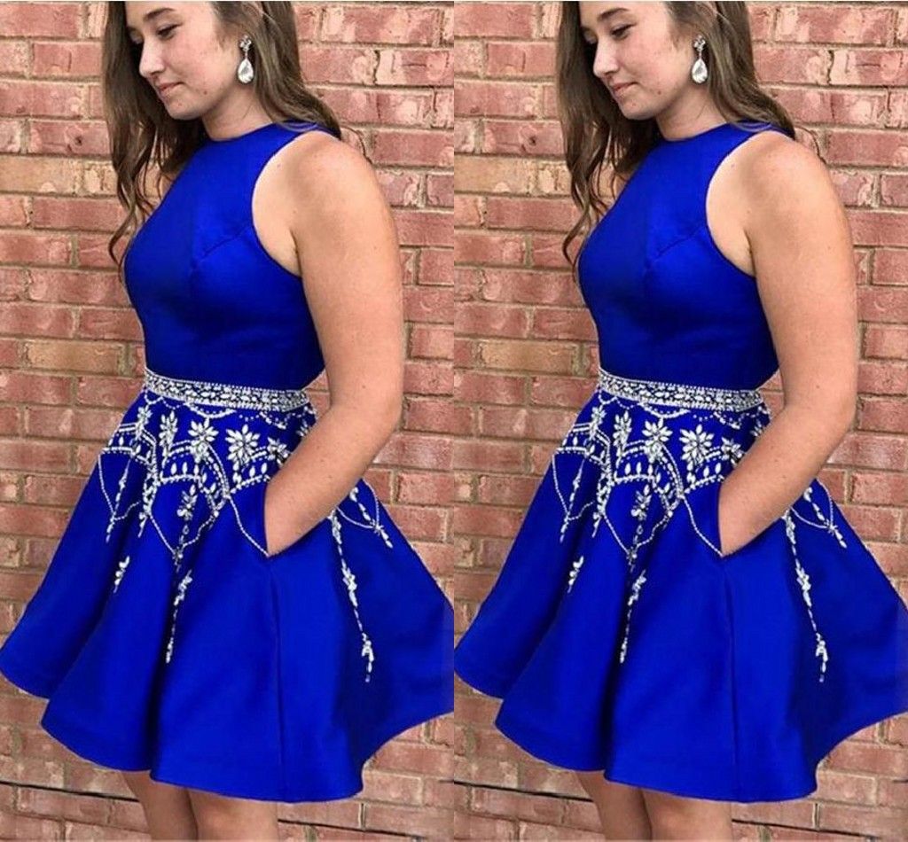 vestidos azul royal curto para formatura
