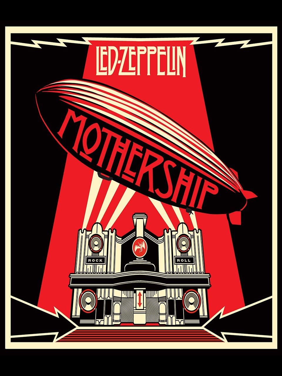 Hedendaags 2020 Led Zeppelin Poster Mothership Art Silk Print Poster From GU-93