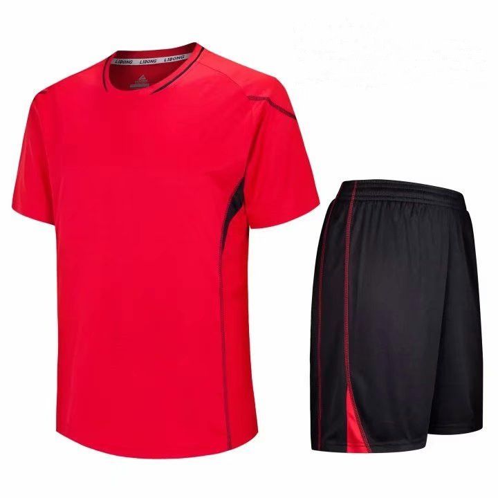 plain red football jersey