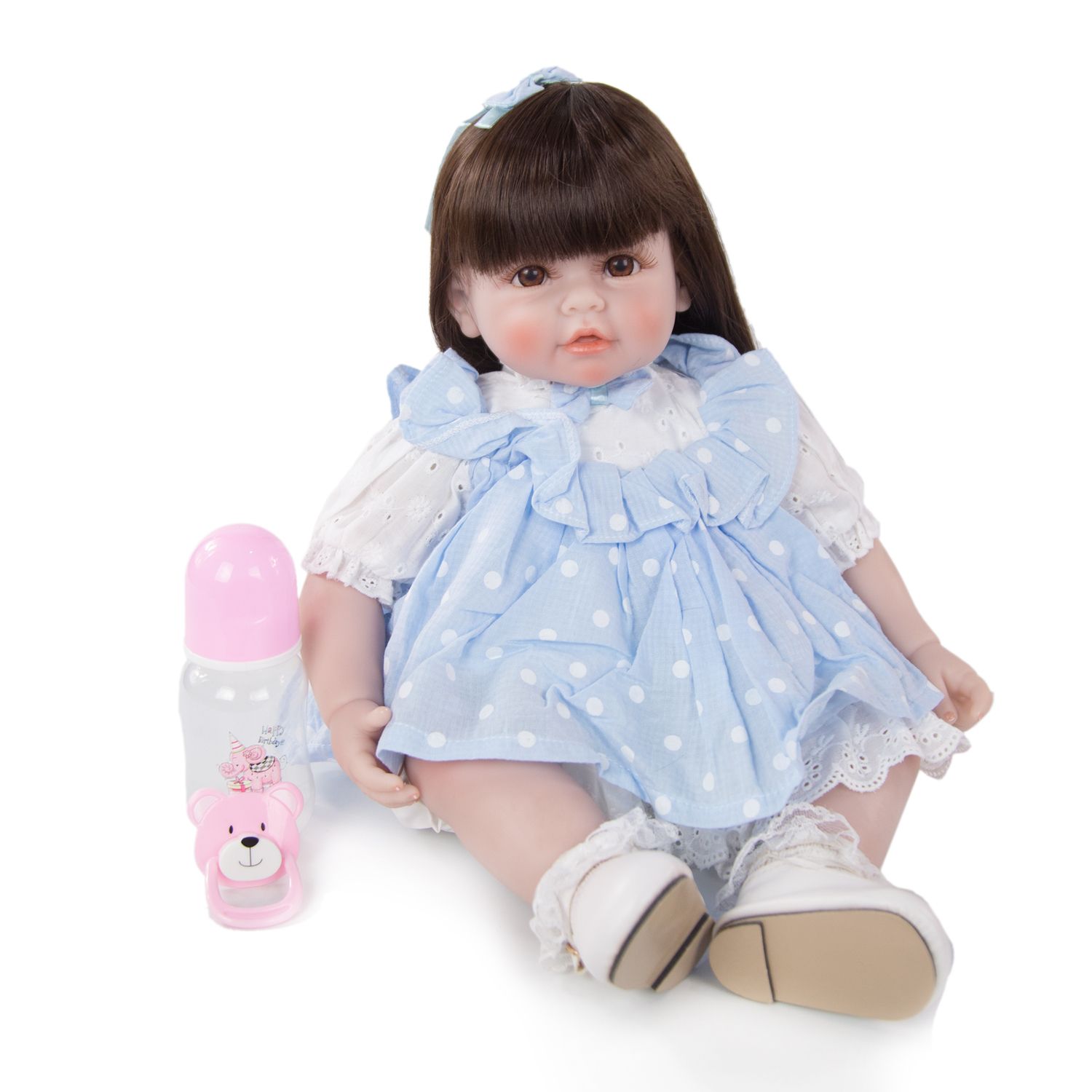 Compre Descuento Grande De Tela Cuerpo Renacido Muñecas De 50 Cm De Tela De Cuerpo Realista Lindo Princes Bebé Regalos De La Muñeca De Juguete Peluca De Pelo Del Cumpleaños Del Niño