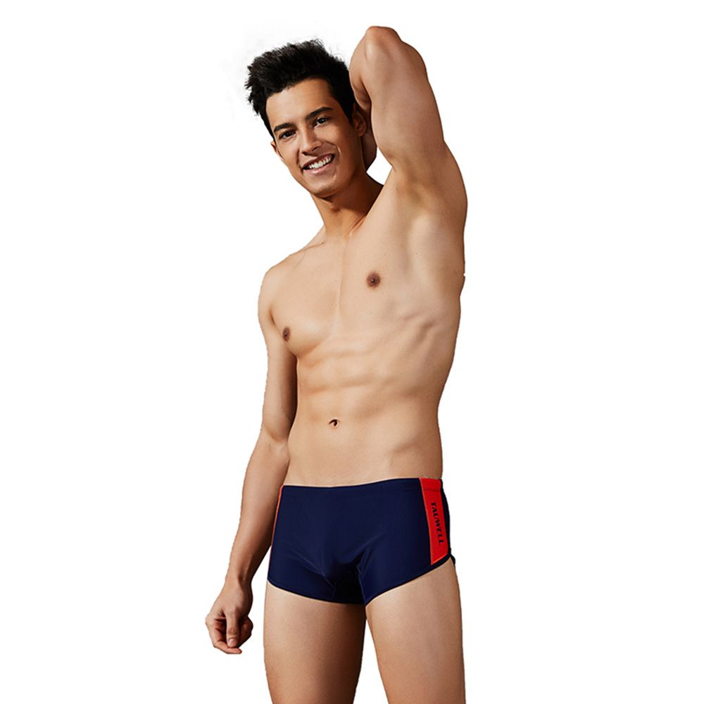 mens square cut swim shorts