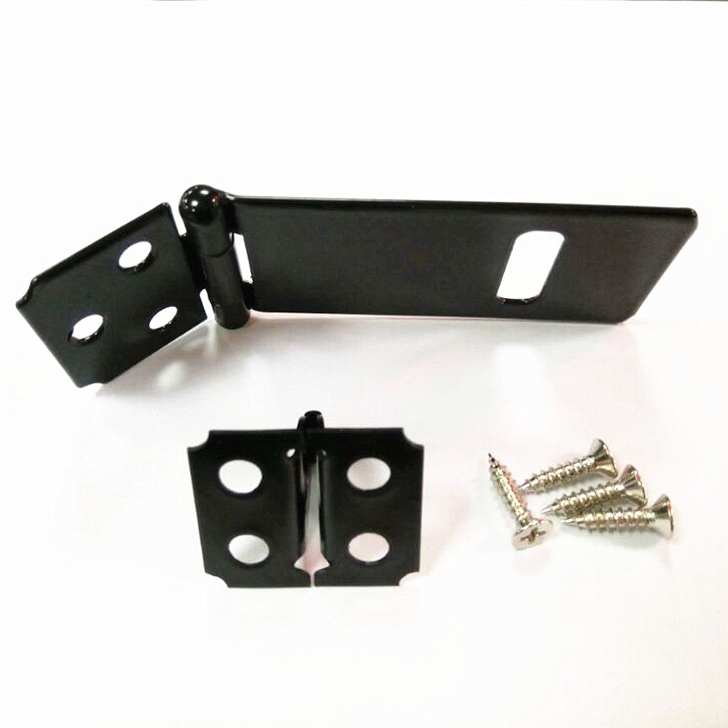 Black Garden Gate Latch Shed Door Bolt Slide Safety Lock Door Hasp Staple From Gralara 11 56 Dhgate Com