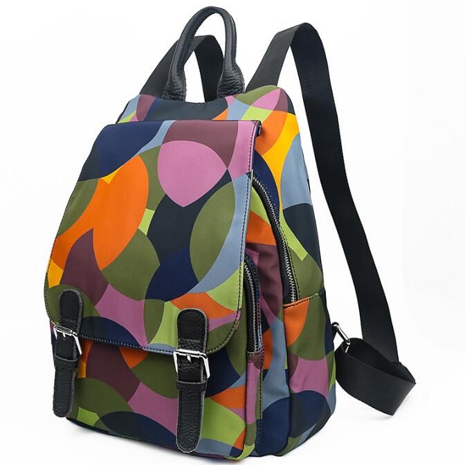 Acquista Stampa A Colori Zaino Da Viaggio Da Donna Zaino Da Donna Con Stampa A Colori Borsa A Tracolla Uomo In Zaffiro Di Colore Solido Retro A 2 62 Dal Jisuanji Dhgate Com