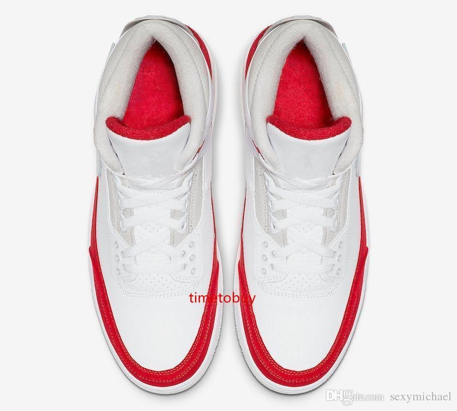 white blue and red 3s