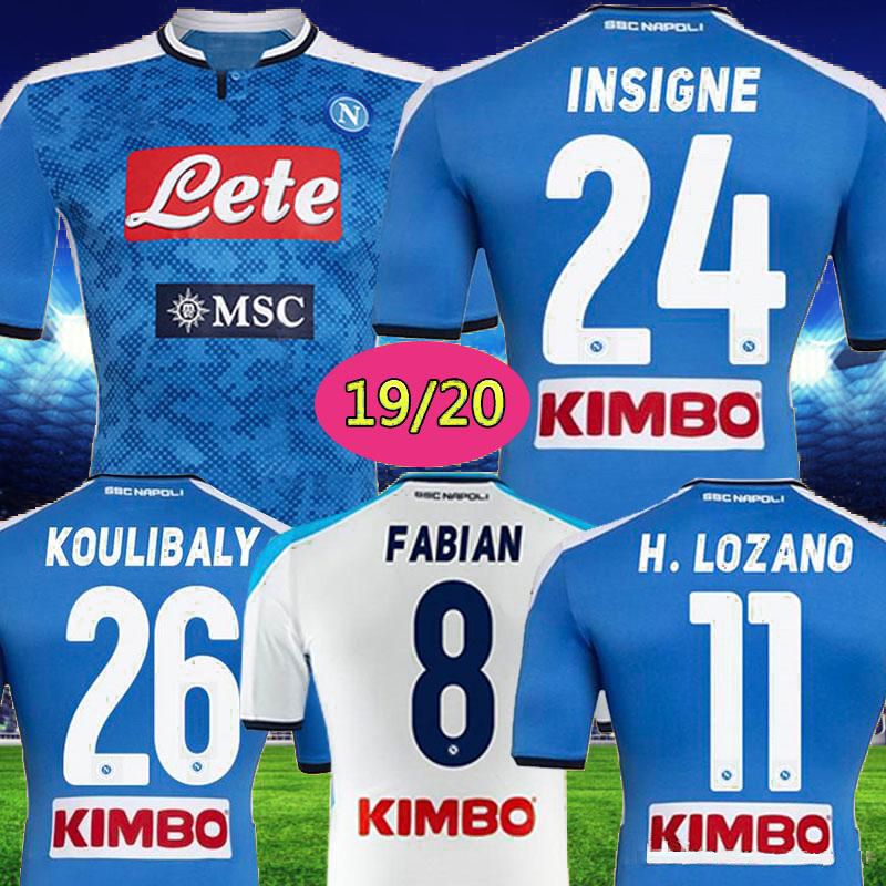 2020 2019 2020 Napoli Jersey SSC Hirving Lozano Manolas INSIGNE HAMSIK