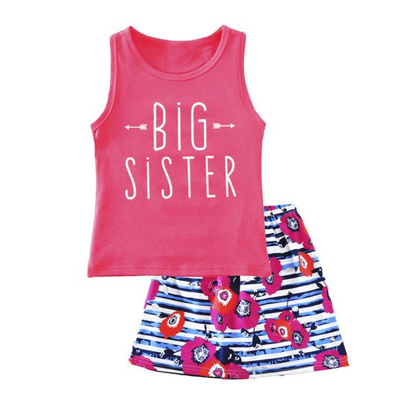 Niños niñas verano casual impresión chaleco camiseta Niños niñas verano casual impresión chaleco camiseta