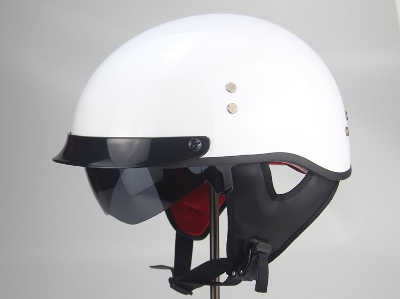TKOSM Casco Del Motociclo Cascos Para Moto Aperto Mezzo Del Fronte Casco  Moto Vintage Jet Capacetes De Motociclista Con Lobiettivo Doppio Da 25,9 €  | DHgate Italy