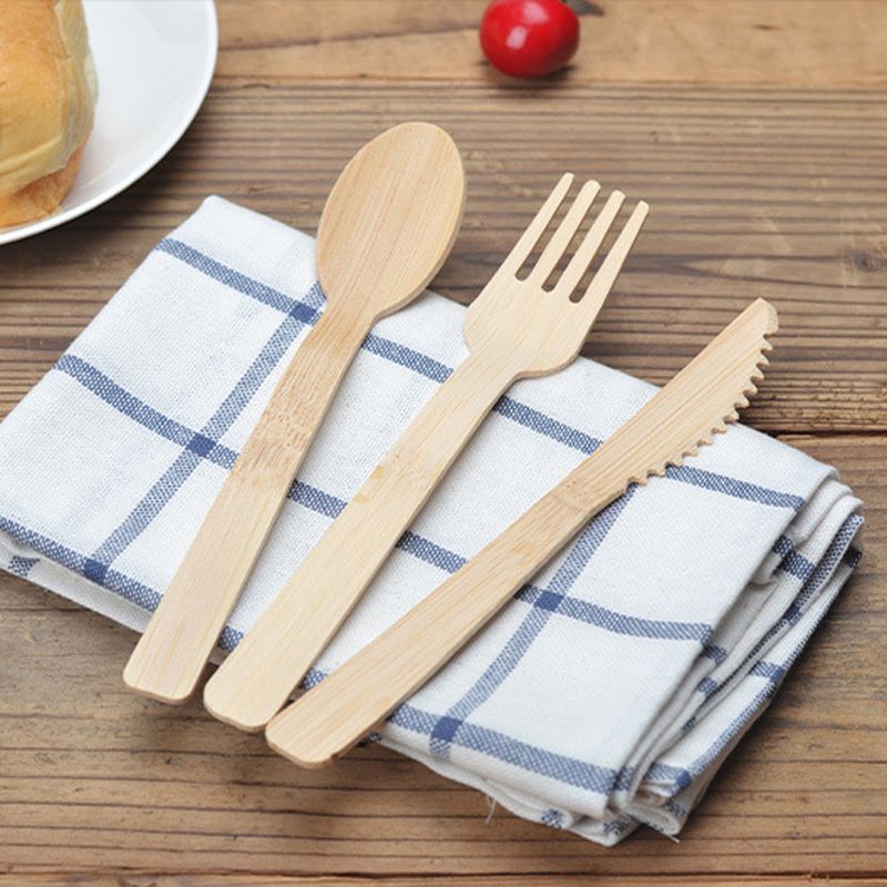 2020 Eco Friendly Japanese Portable Cutlery Set Bamboo Dinnerware Set