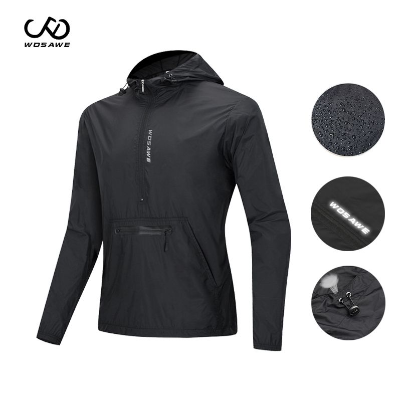 hooded cycling jersey