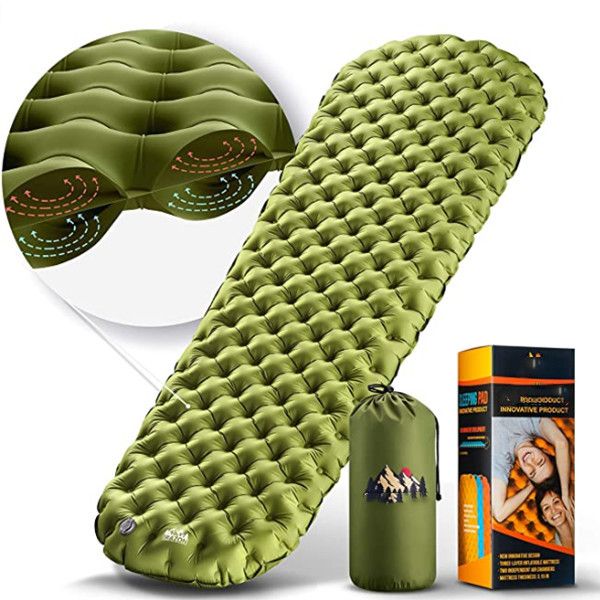 2020 Outdoorsman Lab Sleeping Pad For Camping Patented Camp Mat