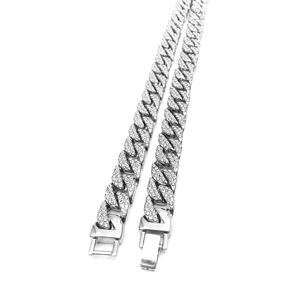 Bracelet Silver 15mm 21.5cm