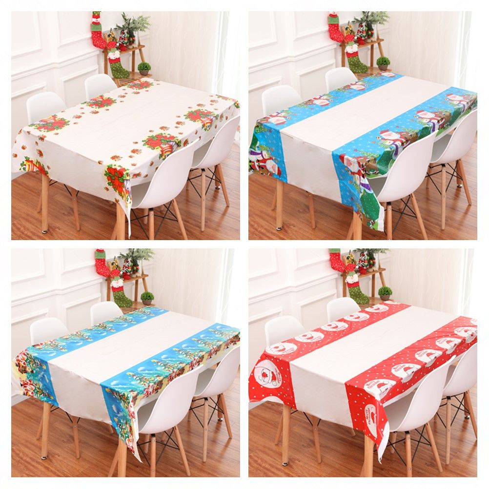 Christmas Decorations For Home Hotel Tables Waterproof Pvc Plastic