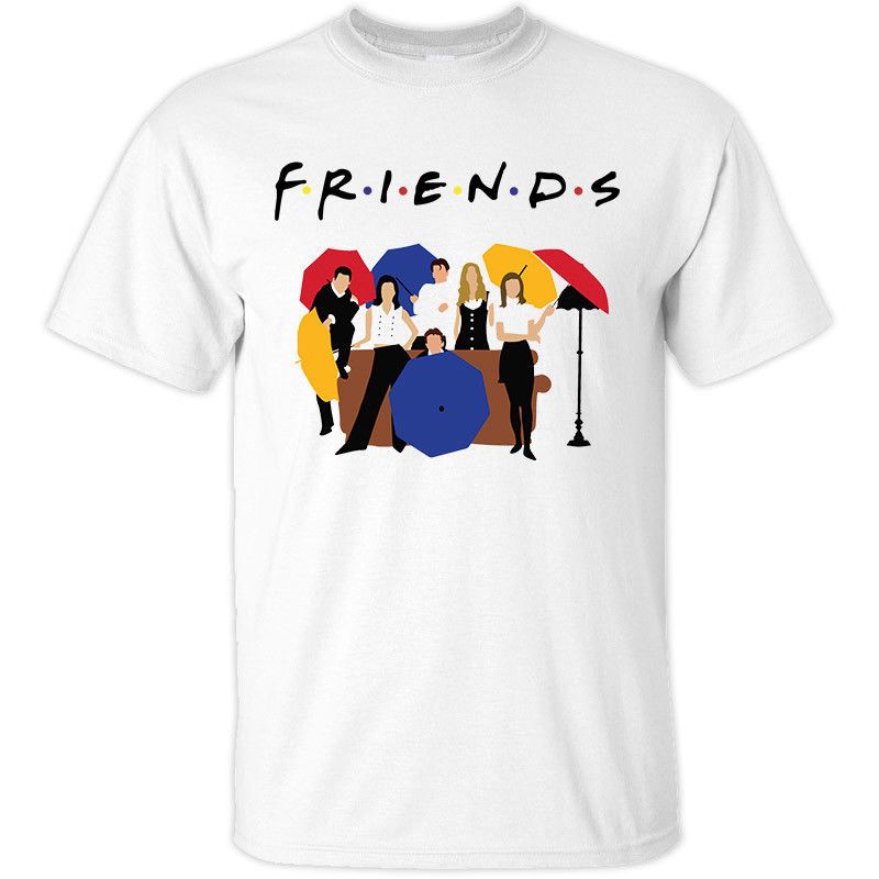 Acquista Friends V2 Serie Tv 1994 2004 T Shirt White Tutte Le Taglie S 5xl Mens Pride Dark T Shirt Bianco Nero
