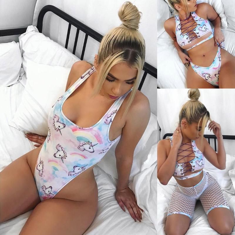 unicorn bathing suit womens