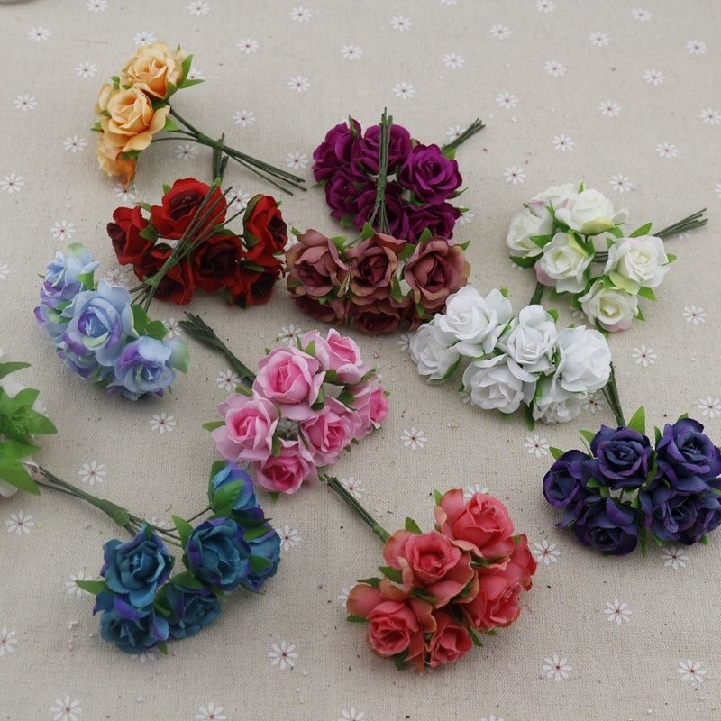2019 Rose Artificial Flowers For Wedding Car Decoration Handicraft