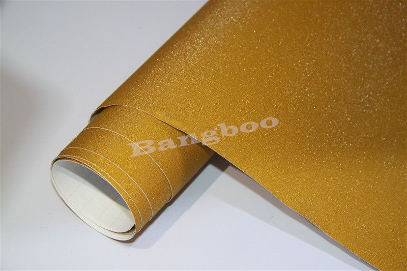 *Premium Gold Chrome Glitter Sparkle Vinyl Wrap Sticker Decal Air Bubble Free *Premium Gold Chrome Glitter Sparkle Vinyl Wrap Sticker Decal Air Bubble Free