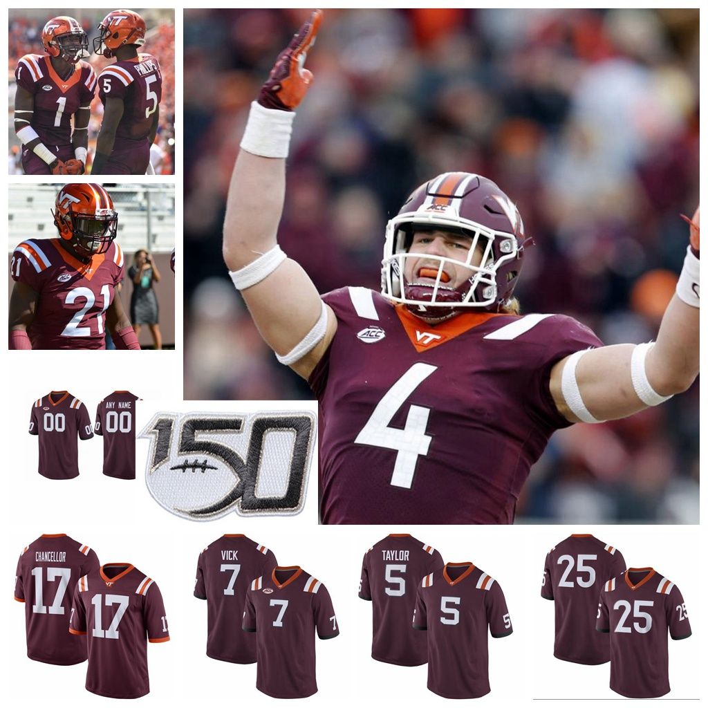 2021 Virginia Tech Hokies College Football Jerseys Men Deshawn McClease