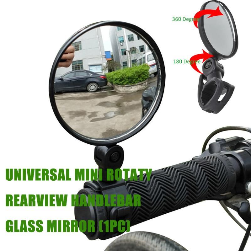 Extremo del manillar del espejo retrovisor de bicicleta negro de 15 Extremo del manillar del espejo retrovisor de bicicleta negro de 15