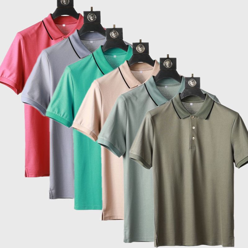 mercerized cotton golf shirts