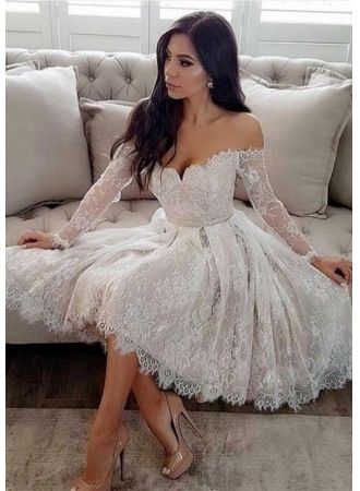 Lace Short Prom Dresses 