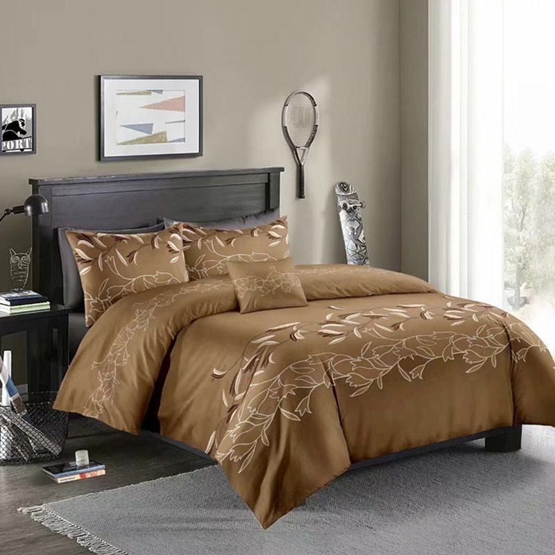 Denisroom Duvet Cover Luxury Bedding Set New Year Double Bed