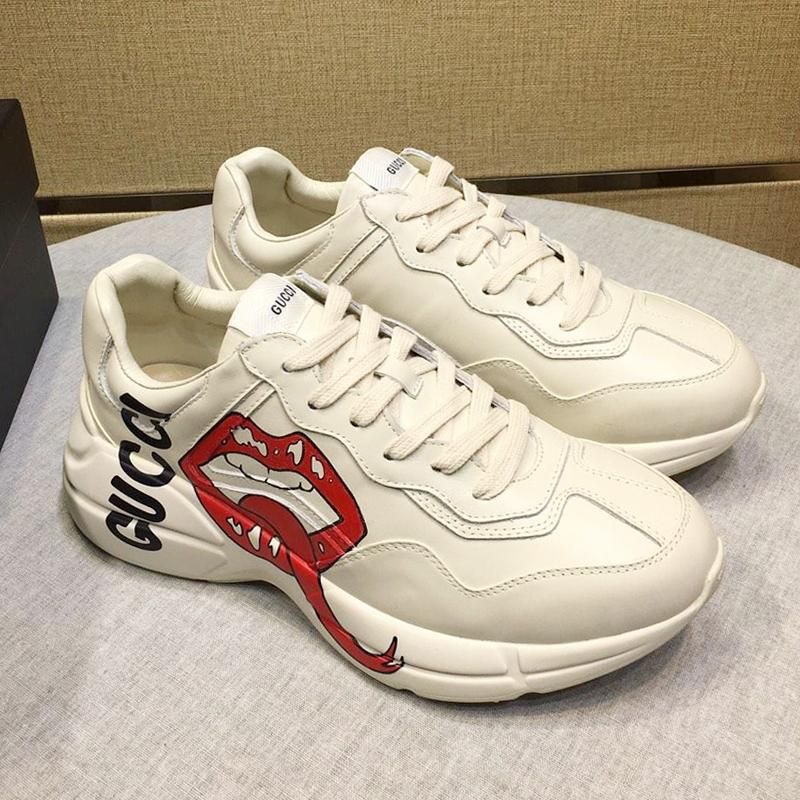 rhyton sneaker with mouth print price