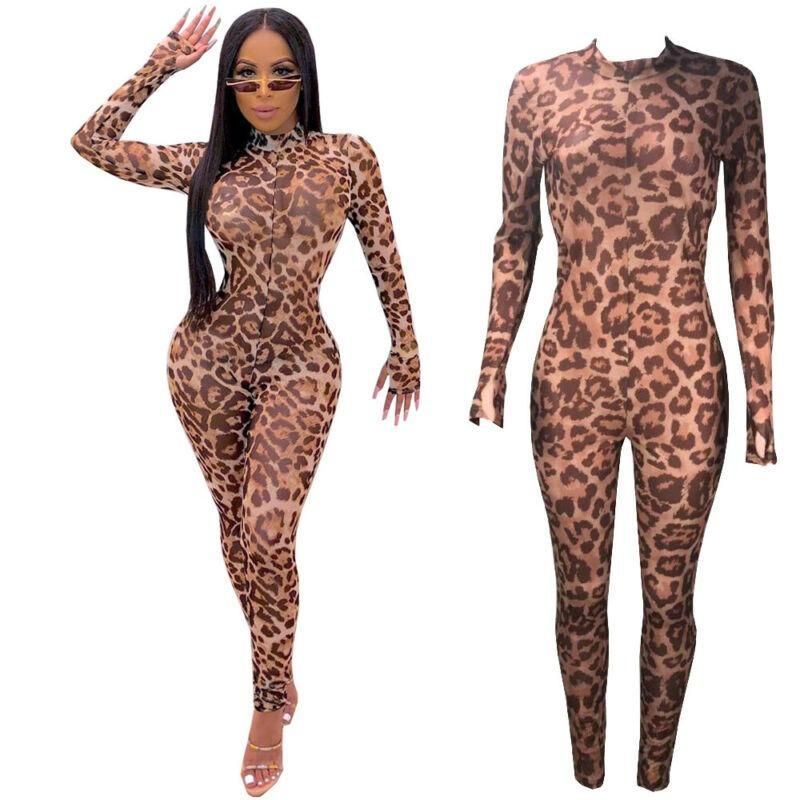 long sleeve mesh jumpsuit