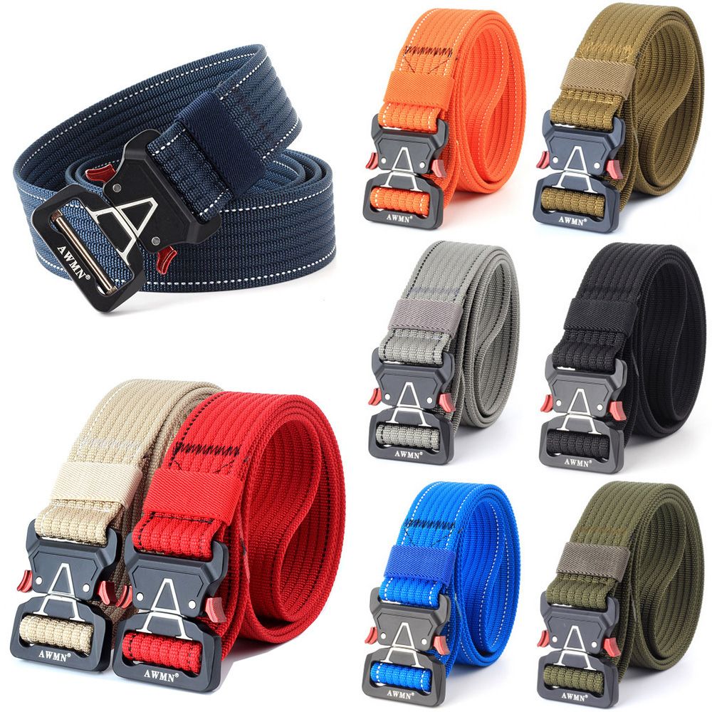 Men Adjustable Tactical Combat Web Buckle Waistband Military Rescue Rigger USA