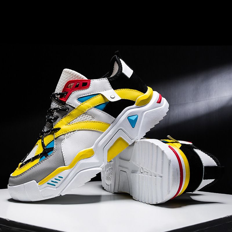 Compre 1 Em Exceed Fogo Pai Sapato Ventilação Coringa Chique Sapato  Masculino Fundo Grosso De Sapatos De Maré Tênis Barato | Entrega Rápida E  Qualidade | Pt.Dhgate